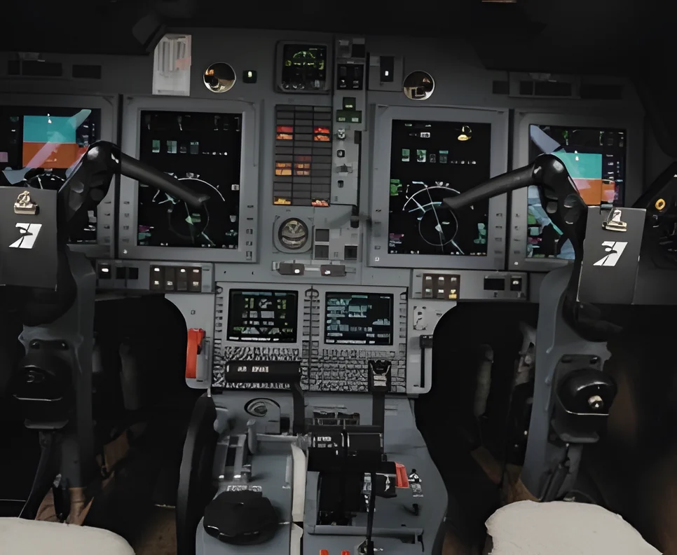 Hawker 900XP cockpit